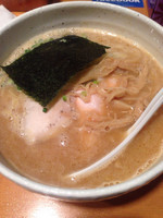 「鷄SOBA醤油＋大盛り+餃子セット」@らーめん 銀杏 亀有店の写真