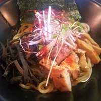 「辛まぜそば（並）７００円」@ラーメンほむらの写真