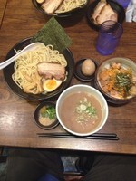 「塩つけ麺&ネギ豚丼」@あさか 麺工房、 朝霞本店の写真