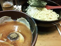 「濃厚味噌辛つけ麺（小）710円＋2辛（太麺ver）」@竹屋 新秋津店の写真