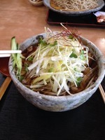 「ネギ蕎麦  麺2人分」@福徳屋の写真