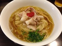 「豚しゃぶ中華そば (880円)」@TSURUMEN 大阪城北詰店の写真