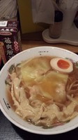 「ワンタン麺　メンマ増　650円」@麺喰い メン太ジスタの写真