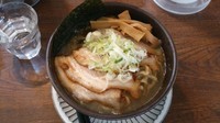 「男煮干し肉そば 大盛り(345㌘)」@拉麺二段の写真