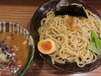 「濃コクつけ麺(大盛・600g・ちから麺)790円」@オリきんの写真