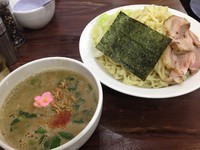 「【9月限定】吟醸海老煮干しつけ麺＋大盛り、880円＋100円」@ラーメン愉悦処 似星の写真