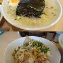 『中盛 塩ラーメン+さがみ丼(￥750+250)』