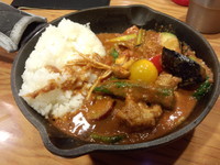 「１日分の野菜カレー(990円)＋１辛(20円)」@野菜を食べるカレー camp express 池袋店の写真
