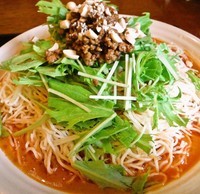 「夏季限定】冷し担々めん＋大盛（750円＋150円）」@お食事ハウス あゆとくの写真