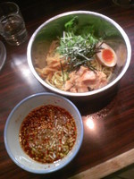 「つけ麺甘露８００円」@AFURI 恵比寿の写真