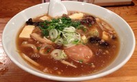 「いろいろキノコとお豆腐のあんかけラーメン醤油味」@いぶし銀の写真