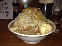 「ラーメン、麺硬め、野菜少し増し、ニンニク少し」@ラーメンの店 どでん 北浦和店の写真