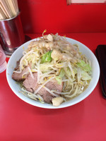 「小ラーメン 野菜 あぶら」@ラーメン二郎 松戸駅前店の写真