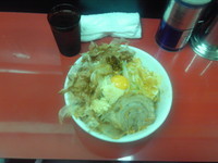 「汁なし(中)、チーズ」@びんびん豚の写真