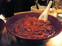 「辛麺　５０辛　８５０円」@御盛旬味家の写真