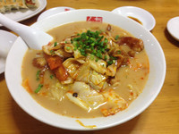 「ピリ辛野菜ラーメン」@ちりめん亭 甲府下石田店の写真