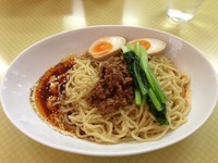 「汁なし担々麺＋味玉」@麺や金時の写真