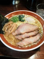 「特塩(細麺)　麺大盛　麺固め」@麺処 懐やの写真