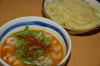 「トムヤムクンつけ麺中盛り　850円」@常勝軒 本庄店の写真