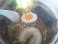「和風煮干しラーメン」@手もみラーメン もりもり亭の写真