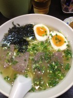 「牛塩ラーメン玉子」@麺工房 武の写真