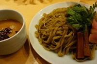 「鴨白湯つけそば （大盛）」@紫 くろ㐂の写真