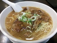 「揚げレバーらーめん 880円」@ラーメン珍珍珍 新座店の写真