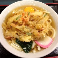 「かき揚げ玉子（￥380）」@小諸そば 竹芝店の写真