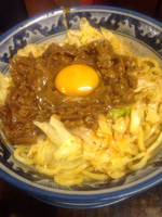 「スタミナ(ぶっかけ+大盛り+温+ニンニクなし)+チャーシュー丼」@らーめんしょっぷ中吉 綾瀬店の写真