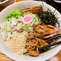 「【限定】ＡＢニボハーフ＆ハーフ　900円」@麺屋 猪貴 -CHOKI-の写真