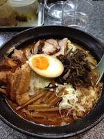 「ミックス＋たまご」@くまもとラーメン 山水亭の写真