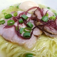 「キンキの手作り煮干塩ラーメン　800円」@麺屋 玲の写真