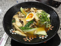 「きのこバターラーメン」@餃子の王将 国道高槻店の写真