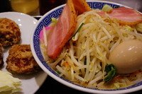 「特製たんカラ＋ライス」@東京タンメン トナリ 東京ラーメンストリート店の写真