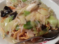 「五目かたやきそば(大盛)810円」@陳麻家 高崎駅西口店の写真