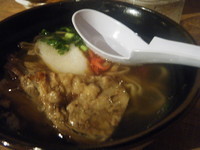 「ハーフソーキそば480円」@沖縄めんそーれ ダイニング瓦樹丸 和光店の写真