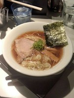 「鴨脂と蛤の醤油（三年熟成生醤油）（夜限定）」@SOBAHOUSE金色不如帰の写真