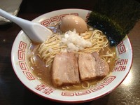 「出汁ソバ＋味玉、750円＋100円」@中華ソバ 伊吹の写真