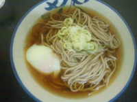 「ラジウムそば　320円」@立ちそば処 鷹 福島の写真