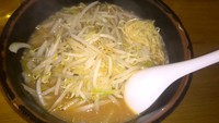 「味噌ラーメン（６５０円）大盛」@うめちゃんキッチンの写真