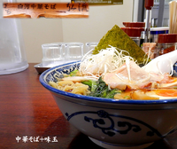 「中華そば、煮玉子＋葱（850円）」@白河中華そば 弘流の写真