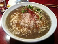 「素拉麺　５８０円＋#28麺」@灰汁中華 丿貫の写真