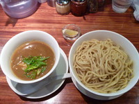 「海老つけそば(あつもり、中盛) 780円」@EBISOBAT TOKYOの写真