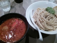 「海老トマトつけ麺味玉入り　950円」@つけ麺 五ノ神製作所の写真