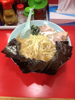 「かいざんラーメン海苔トッピング」@かいざん 西船橋店の写真