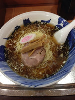 「らー麵➕大盛➕麺硬め」@魚介系醤油拉麺専科 海空土の写真