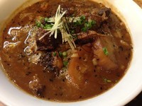 「[10月限定]　どて焼き風らーめん」@伝家 志木店の写真