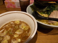 「魚介つけ麺（並・あつもり）」@横浜家系濃厚とんこつラーメン 竹取家の写真