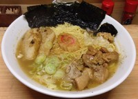 「香味油激辛麺＋叉焼1枚＋手羽小めし」@えふくの写真
