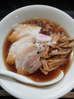 「メンマそば￥８００(友人からのプレゼント)＠晴」@ラーメン屋 ガイ・キッチン（仮）の写真